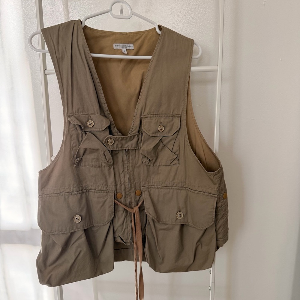 Engineered Garments Game Vest - Beige